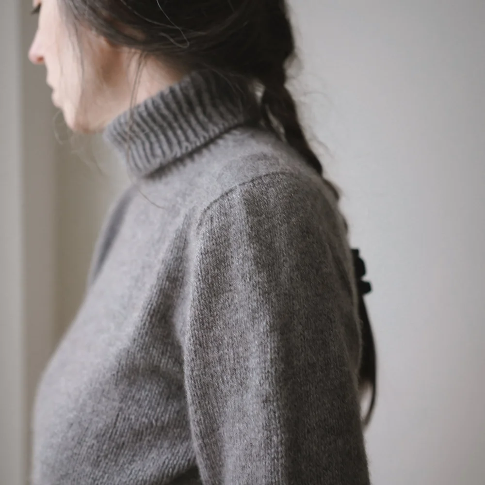 【極美品】attachment PE KNIT SINGLE RIDERS Delphine sweater English PDF pattern — GREGORIA FIBERS