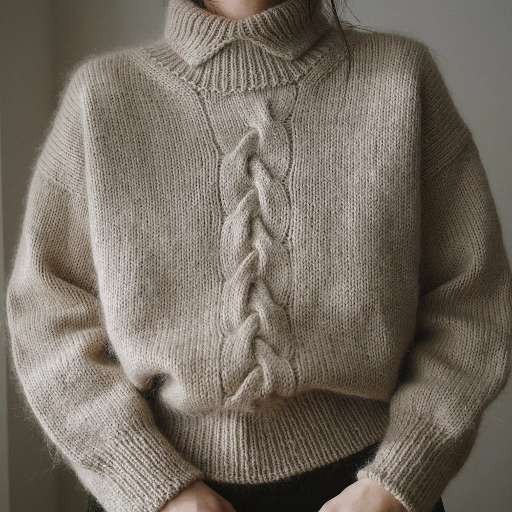 Leandra sweater English PDF pattern — GREGORIA FIBERS