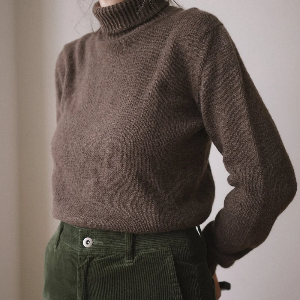 【極美品】attachment PE KNIT SINGLE RIDERS Delphine sweater English PDF pattern — GREGORIA FIBERS