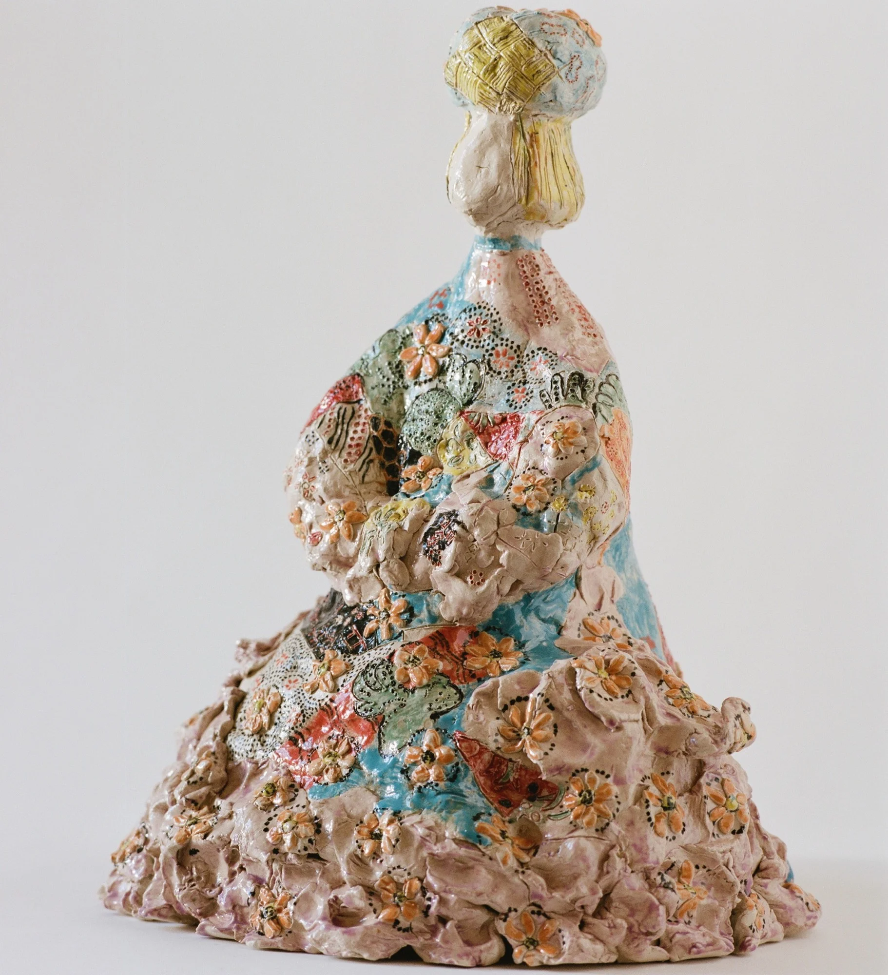 Verena 2010 Clay, glazed 50 cm
