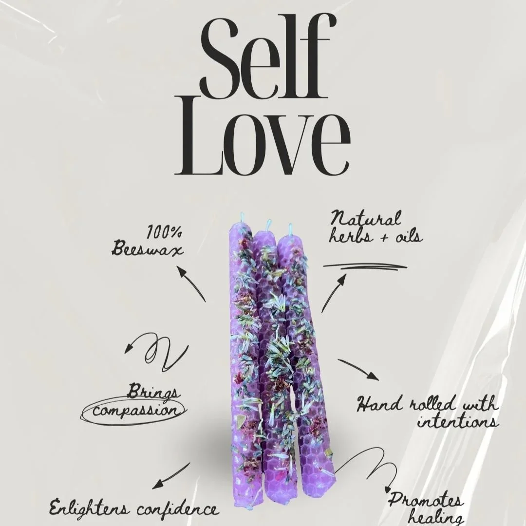 Self-Love Ritual Candles (Set of 3)