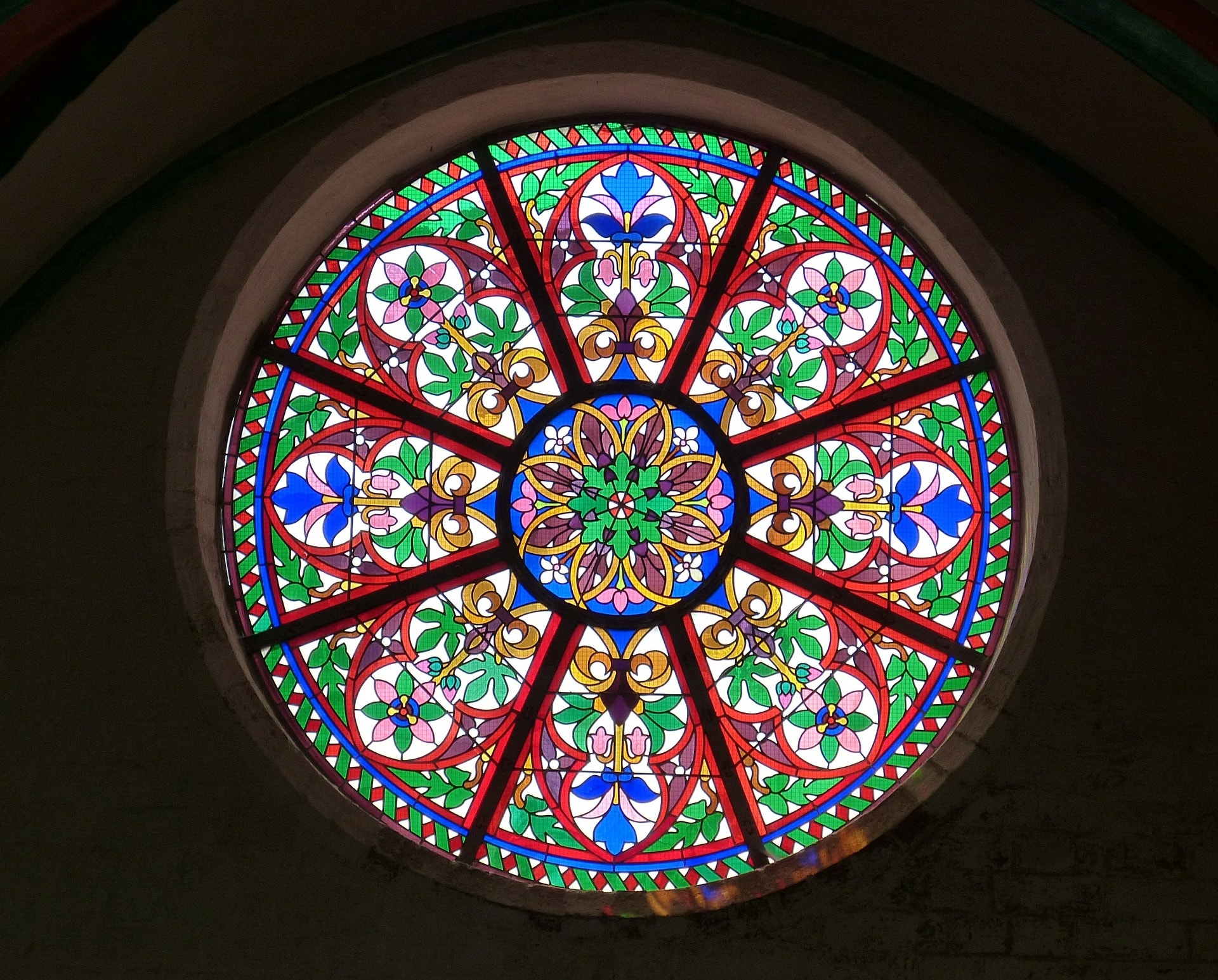 stained glass window church