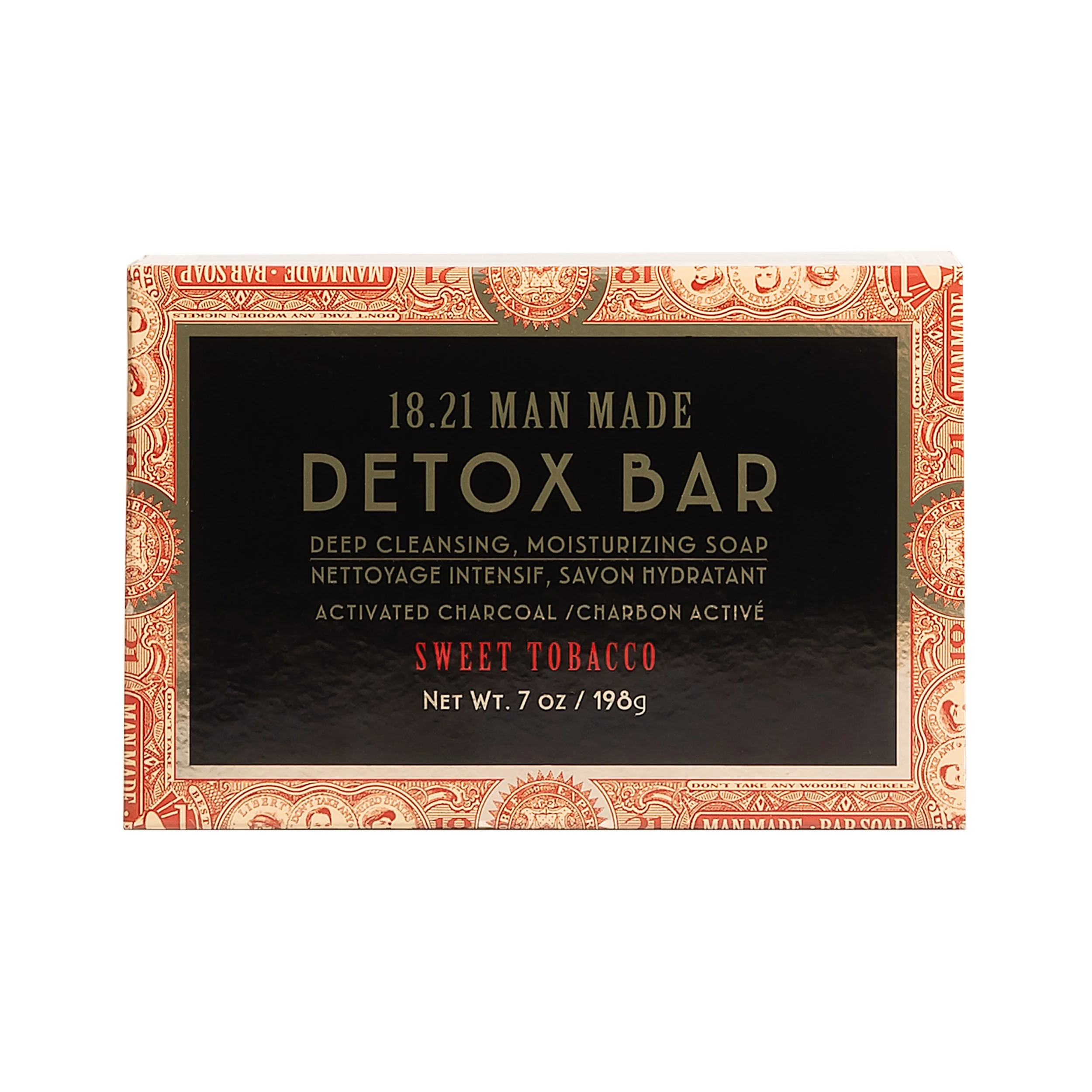 18.21 Detox Bar Soap Sweet Tobacco 7oz