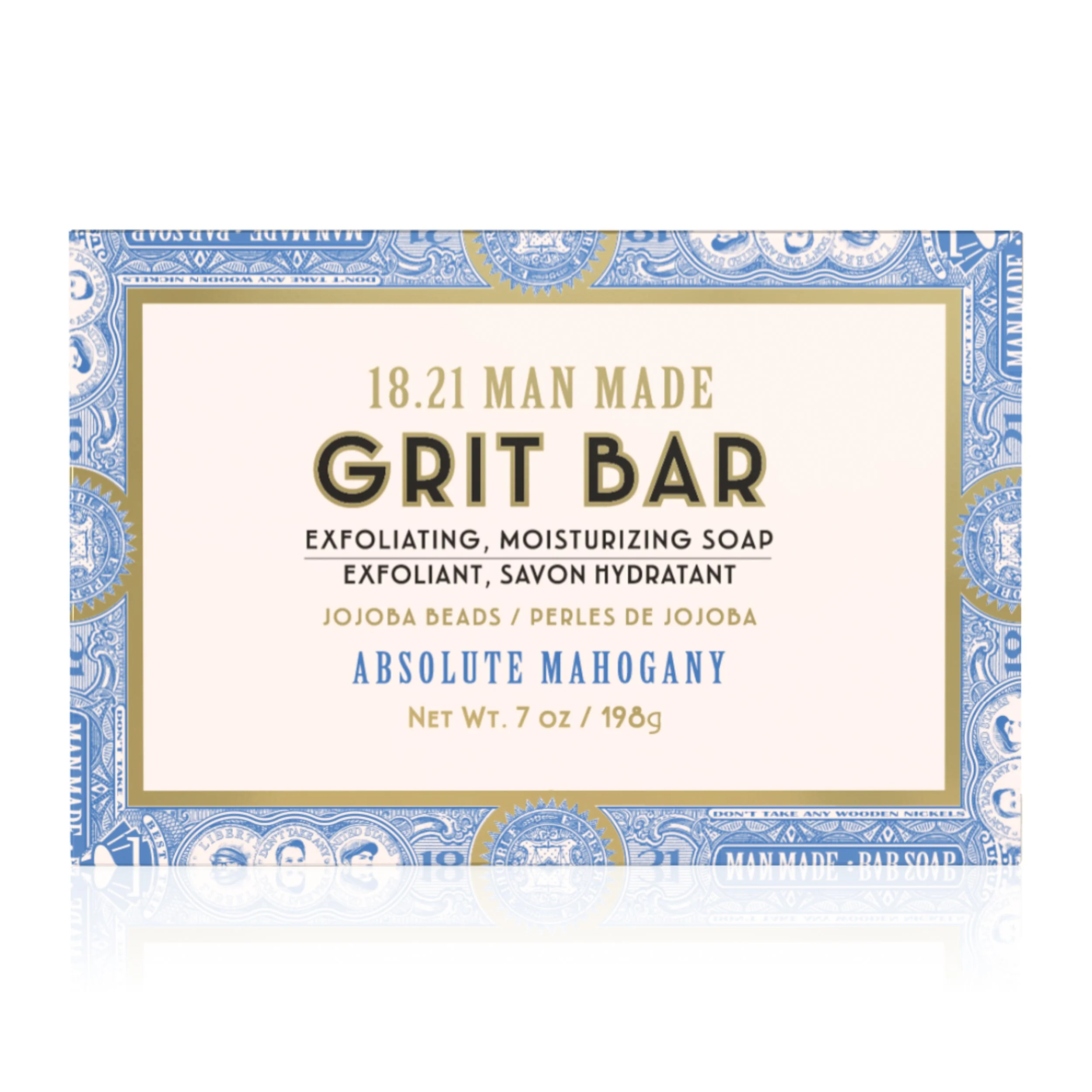 18.21 Grit Bar Soap Absolute Mahogany 7oz