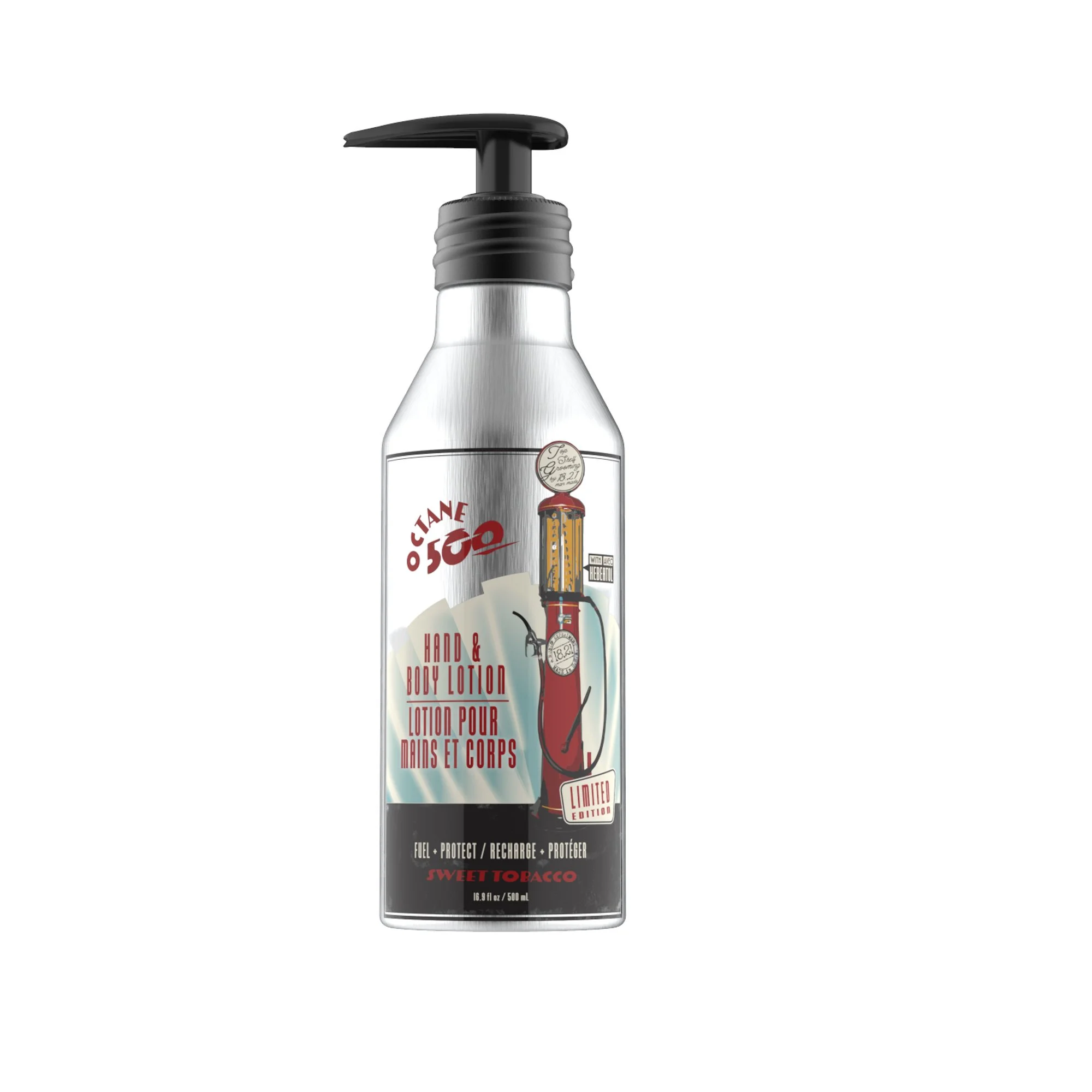 18.21 Octane 500 Hand & Body Lotion Sweet Tobacco 16.9oz