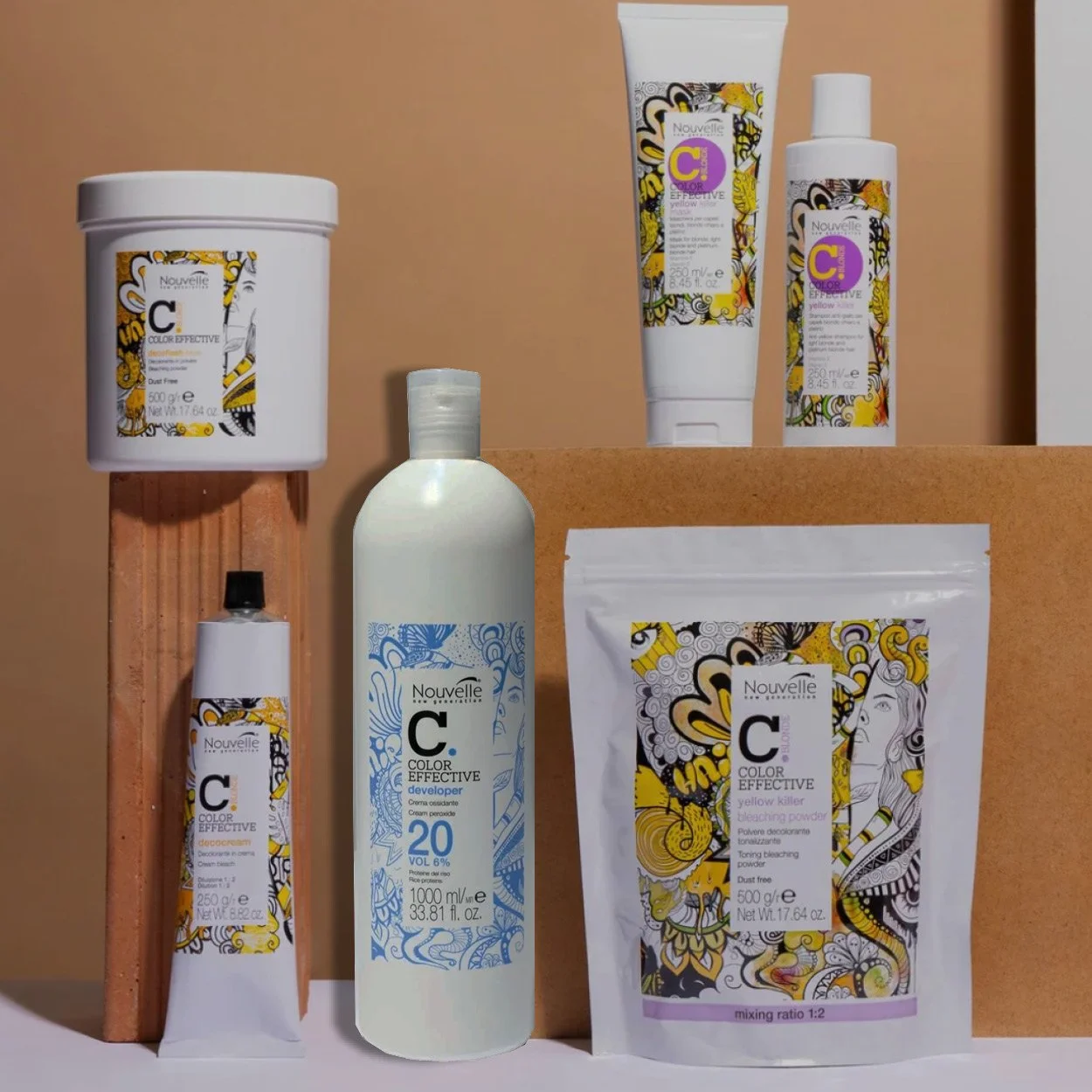 Nouvelle Color Effective Lightener Products
