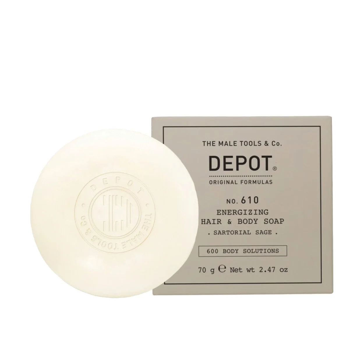Depot No. 610 Energizing Hair & Body Soap 70g