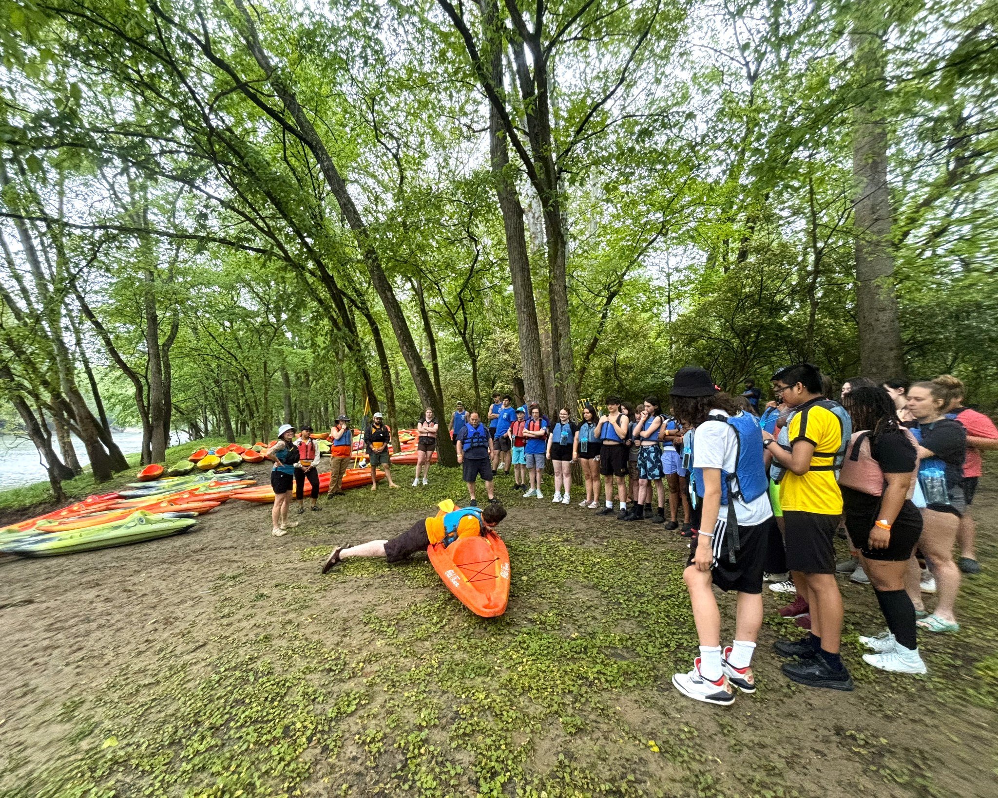 Always doing fun activities.
🚣😄
More than 80 teens joined us for our first spring kayaking adventure this past Saturday! We had a fun day on the Little Miami River, and it was great to see new faces alongside some Crew &quot;regulars.&quot; Mi Leig