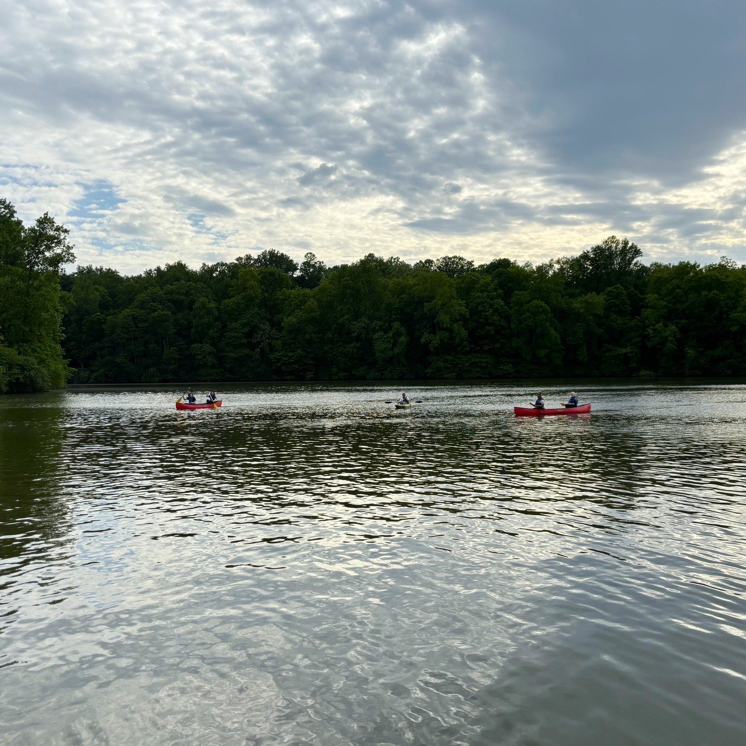 Building canoeing and camping skills.
🚣⛺️
A group of Trailblazer-level teens attended our second &quot;cruising school&quot; at Burnet Woods on Monday. These teens are candidates for our week-long advanced destination canoe and backcountry camping t