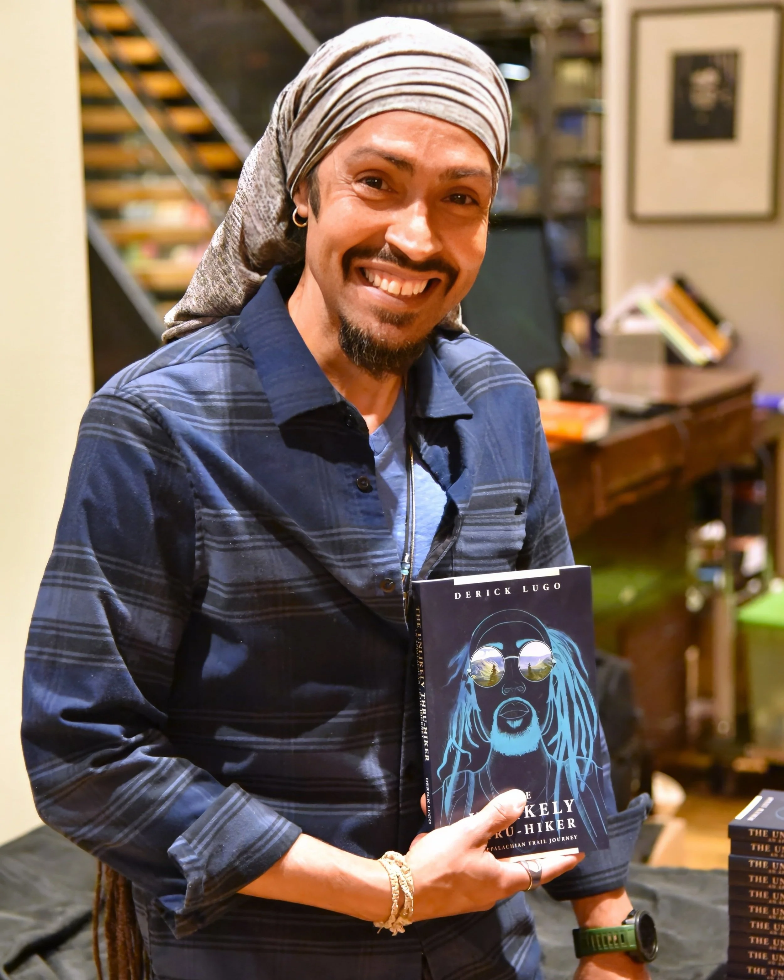 An awesome evening with Derick Lugo, "The Unlikely Thru-Hiker"