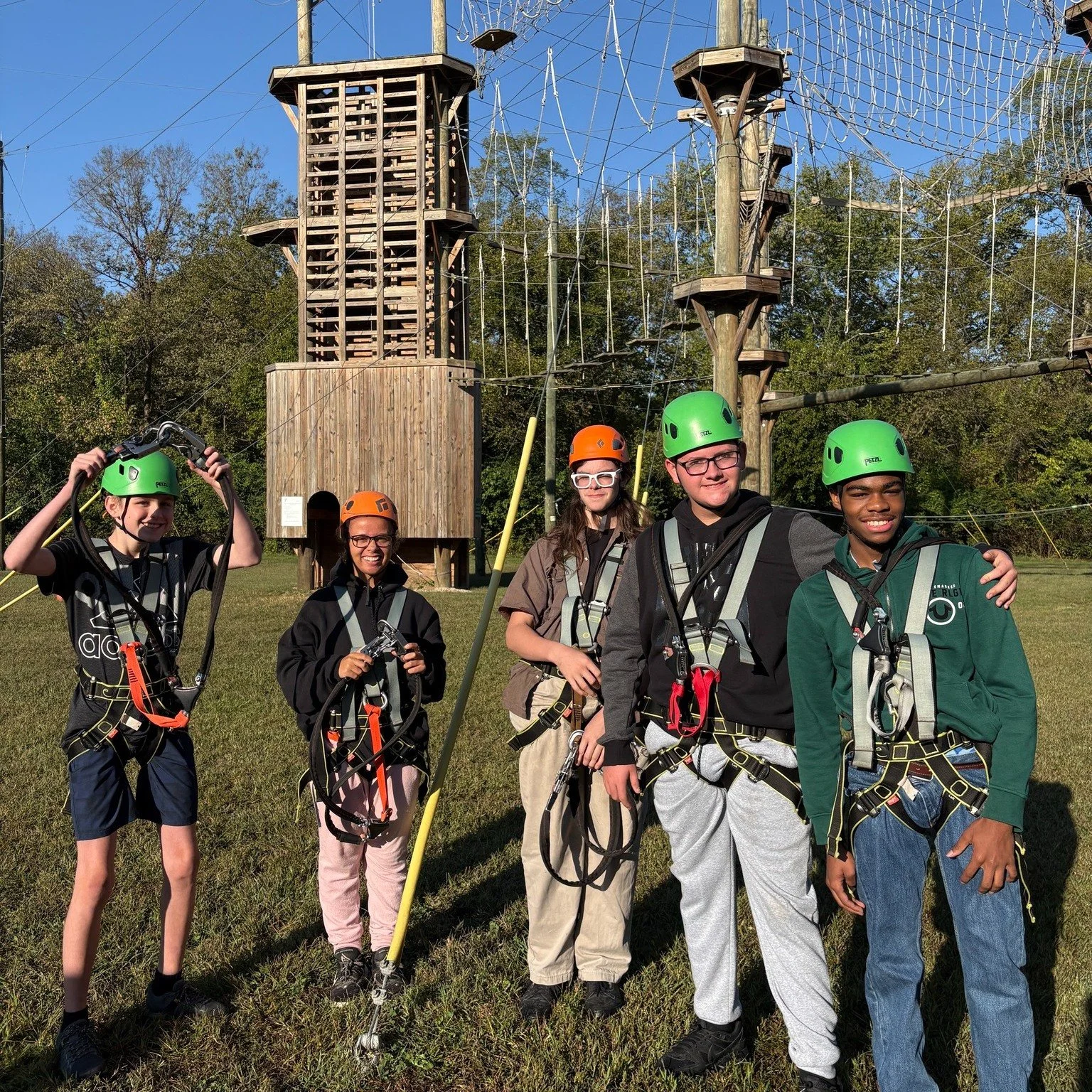 &quot;Able to be adventurous.&quot; 
🏹🌳
Our Explorers had another fun-filled Saturday at @ymcacampcampbellgard! There, they could opt into activities including high ropes, archery, arts and crafts, and field games. 

Willow, an eighth-grader at Bel