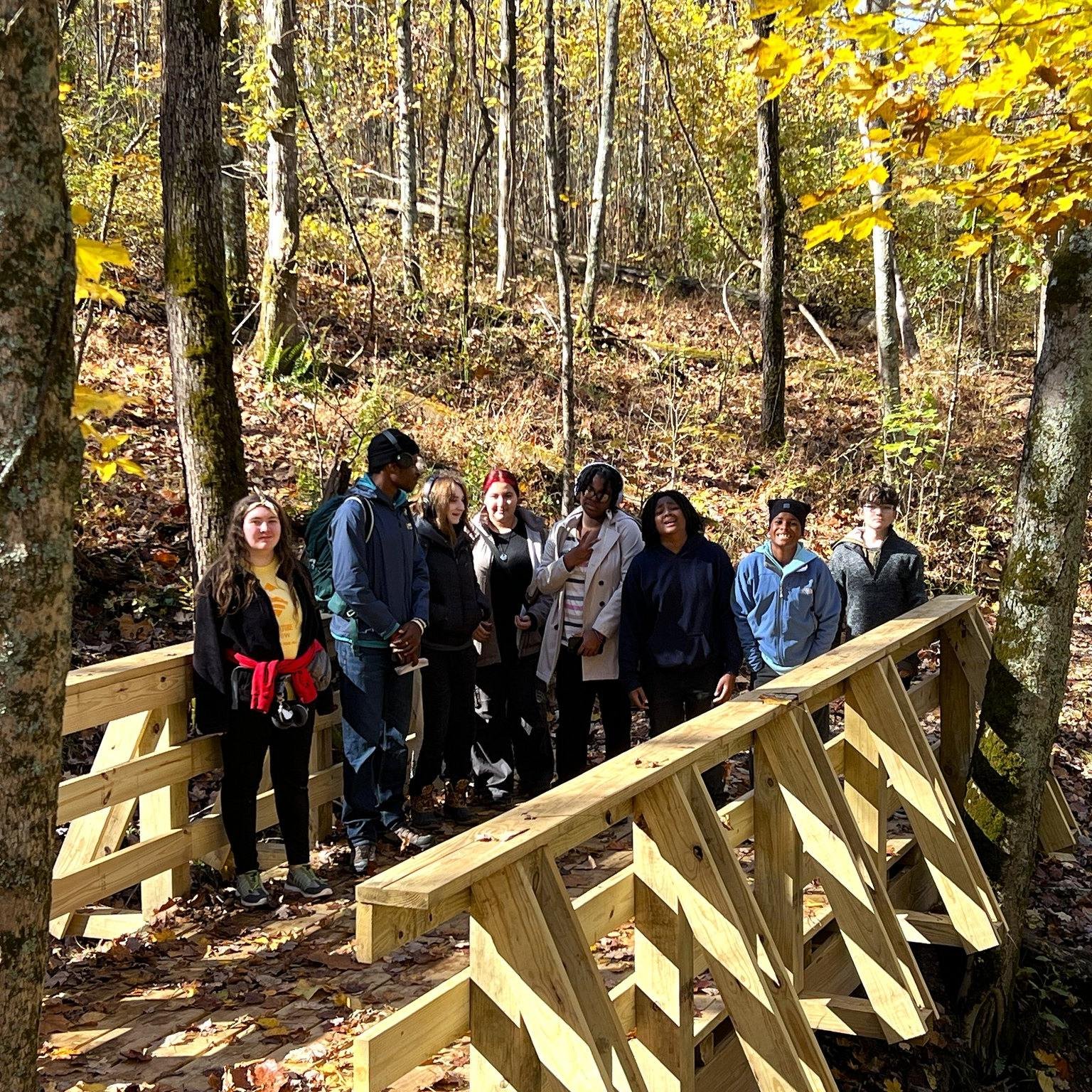 Fall fun on the trails.
🍂🚶
Saturday was our first Explorer adventure for the month of November: A visit to @cincynature Center! Teens were treated to a 2-mile hike followed by field games, hang out time and small group activities led by CNC volunte