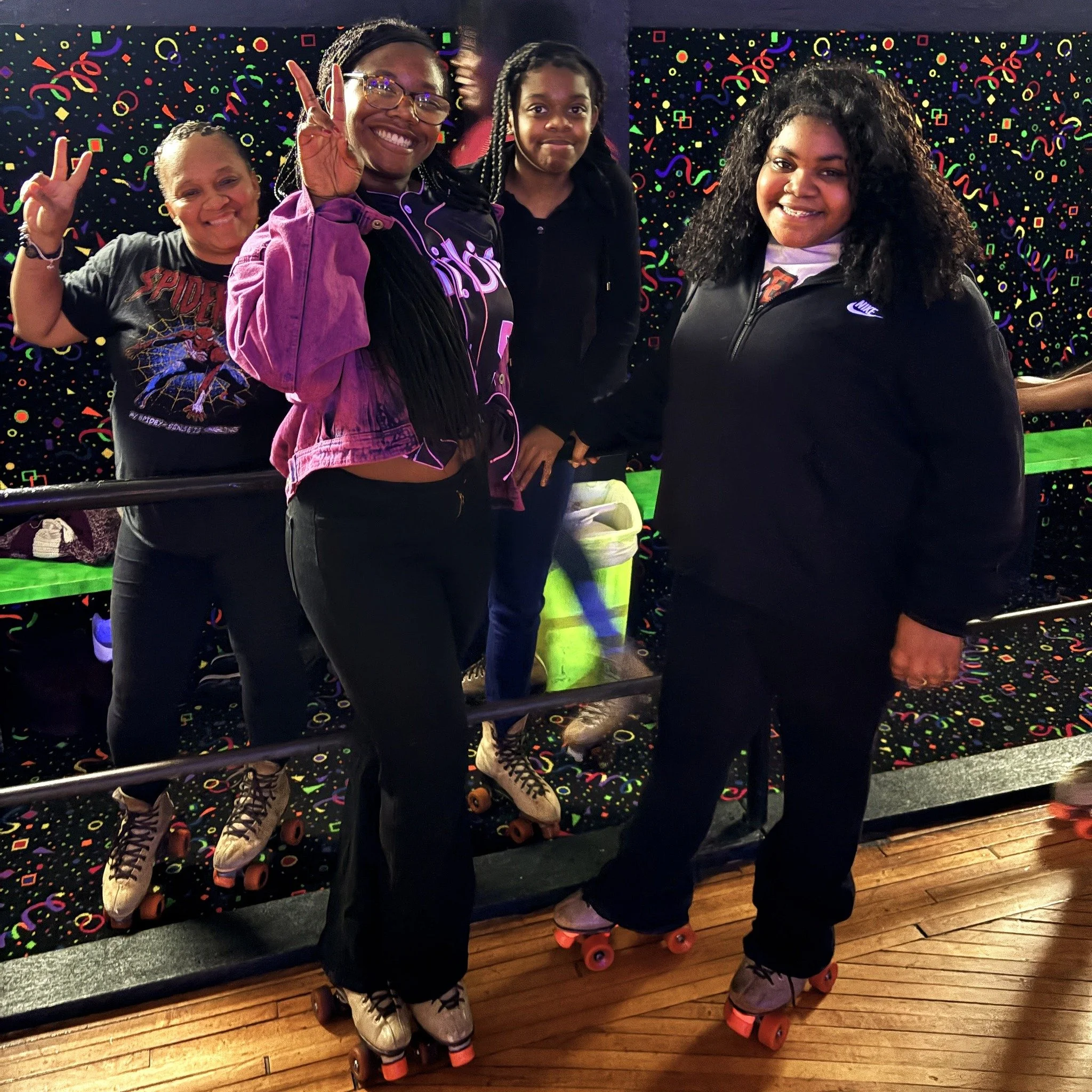 Courage and joy.
💪😁
"March brought a fresh burst of spring energy as Explorers took over the rink at @jimmiesrollerdrome for a month of roller skating," said Program Manager Emma. "With music playing and wheels in motion, students qu