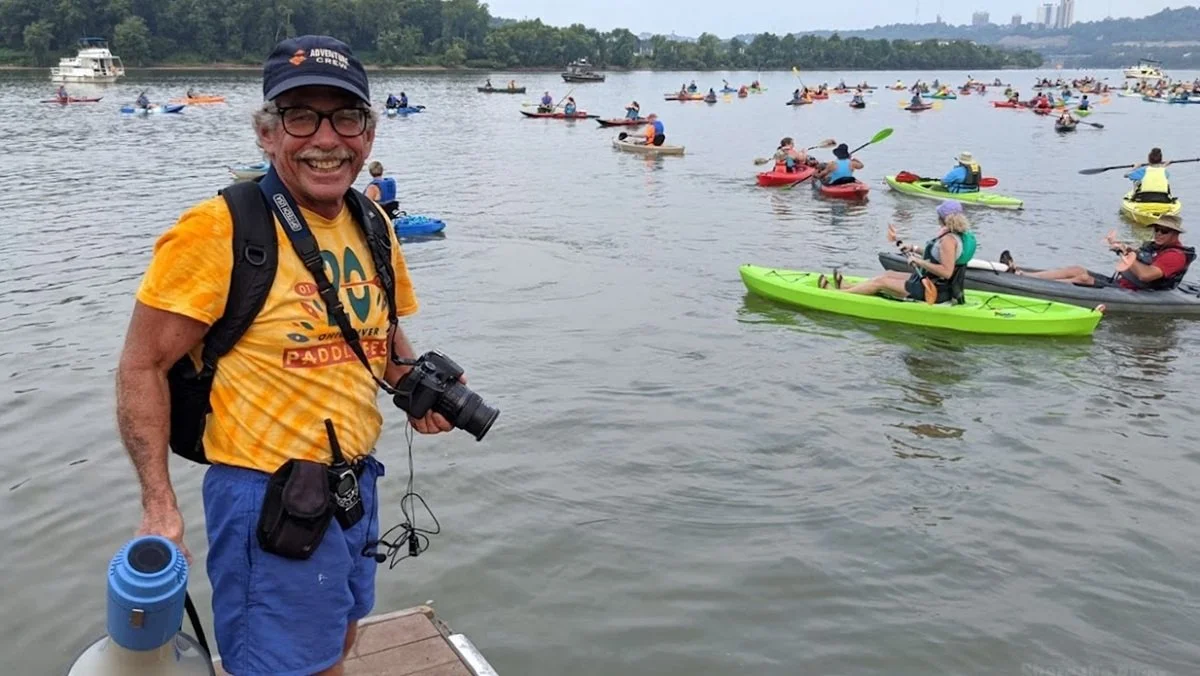 A legacy that flows forward. 
🛶💦
"If you&rsquo;ve been to @ohriverpaddlefest, you likely know the ever-present megaphone in @brewsterrhoads&rsquo; hand," Executive Director @libbyhunter333 writes. "But for more than 50 years, Brewste