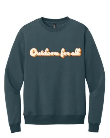 Spring into style with new Crew merch!
👕🌻
Rep the Crew on all of your adventures this spring in our new Crew merch! Choose between our newly designed "Outdoors for All" sweatshirt, colorful Adventure Crew "mountain" tee or vibra