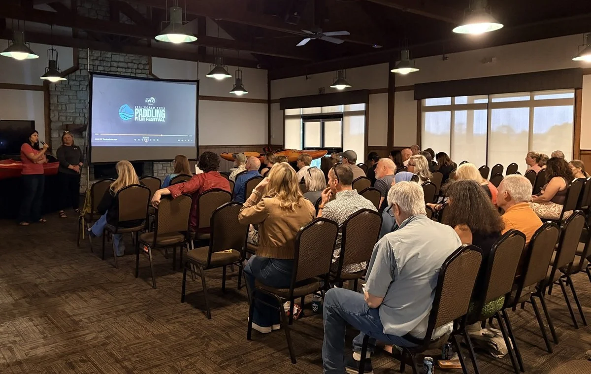 Film Fest Fun.
🎥😃
We've been so busy hosting events this spring that we haven't taken time to share memories from all the good times we've had! In late April, we had a blast co-hosting the @paddlingfilmfestival with our friends at @great_parks! We 