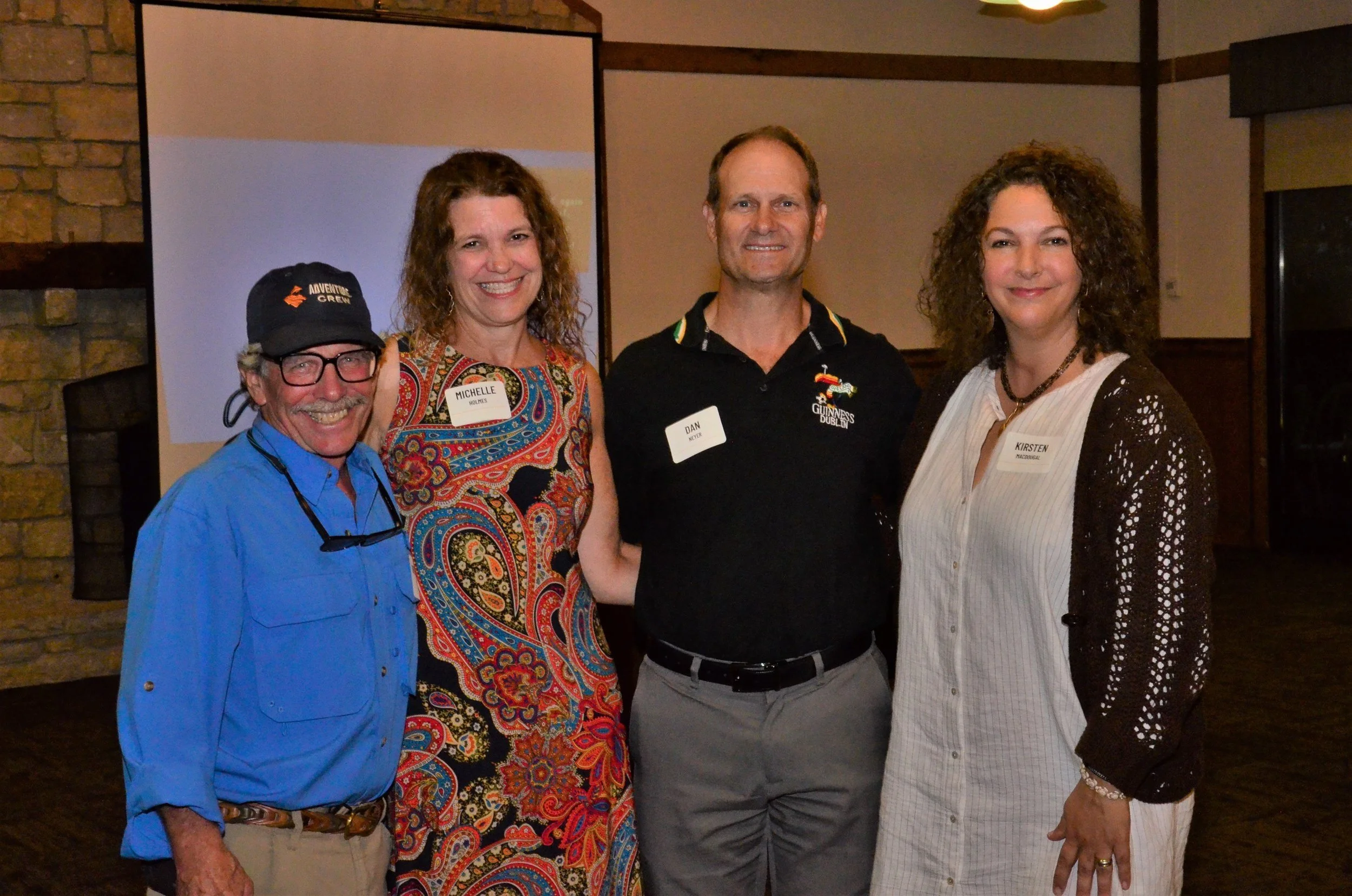 Dan Neyer, second from right, is this year's Vanguard Award recipient.