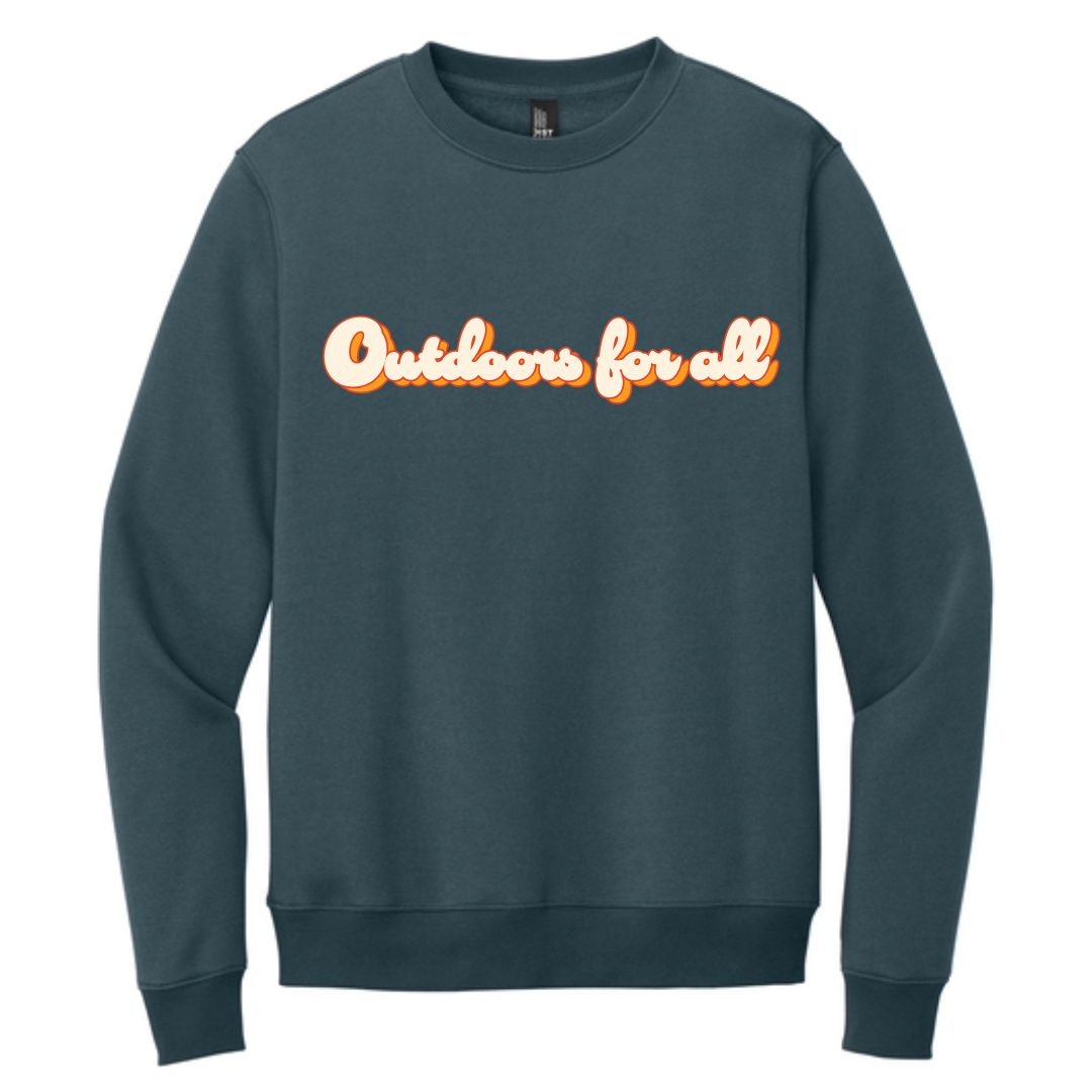 Outdoors for All crewneck sweatshirt