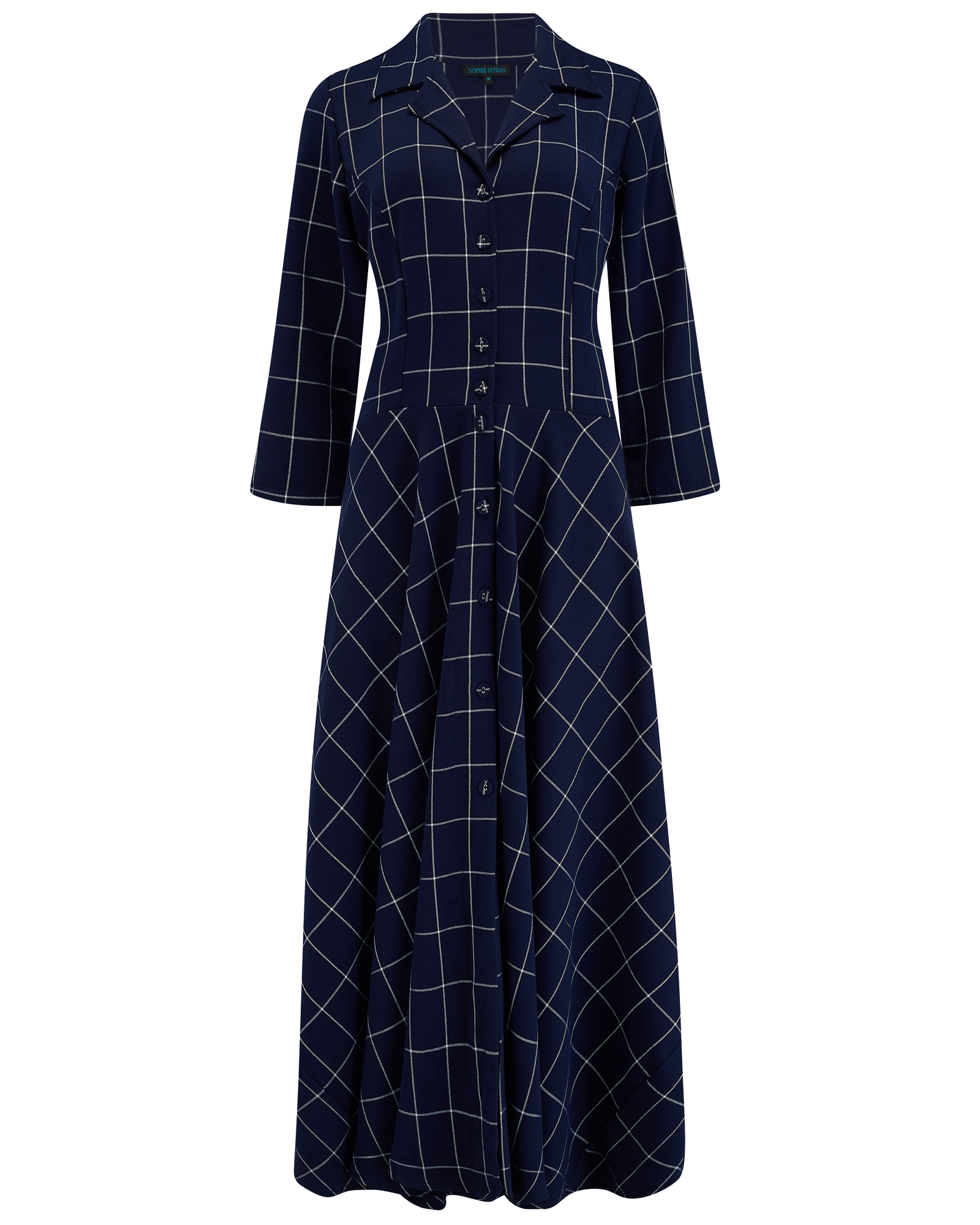 Lola Dress Blue Check