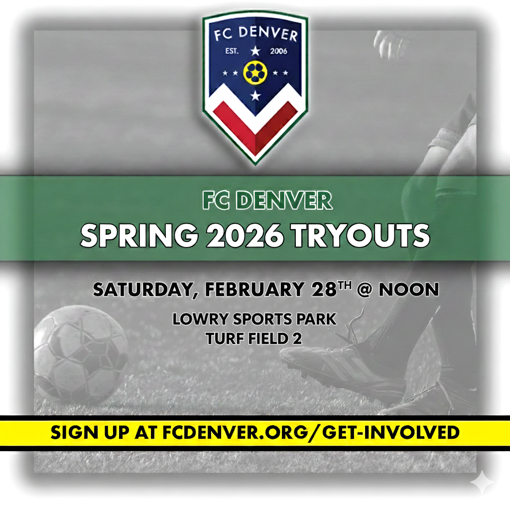 FC DENVER SPRING 2026 MENS TRYOUTS