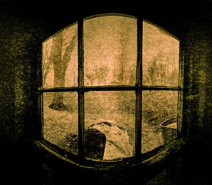 Walter Crump: "Barn Window," pinhole photograph, 12" x 10.5", POR 