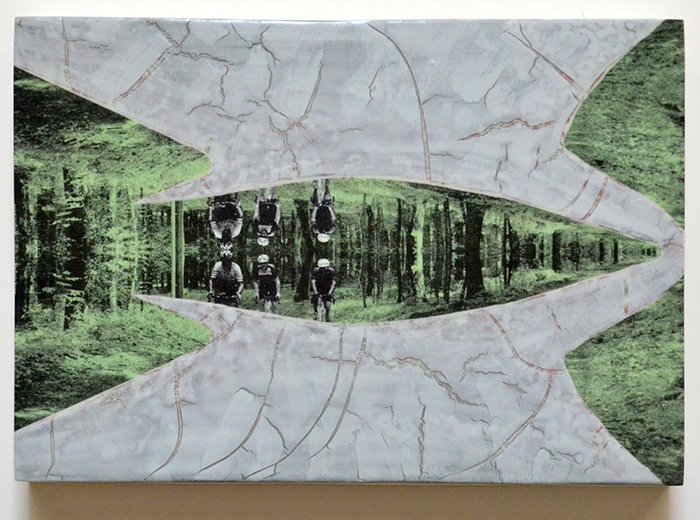Warren Mather: "Cave," ceramic, 2023, 21" x 20.5" x 2", $3000 