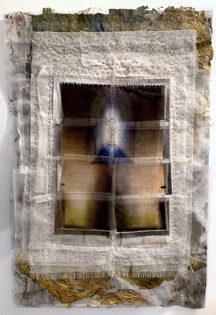 Wen Redmond: "Beyond the Abby Window," digital fiber, 32" x 22", $1775