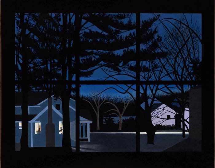 Louise Arnold: "Night Light," oil on canvas, 24" x 30", $2400 