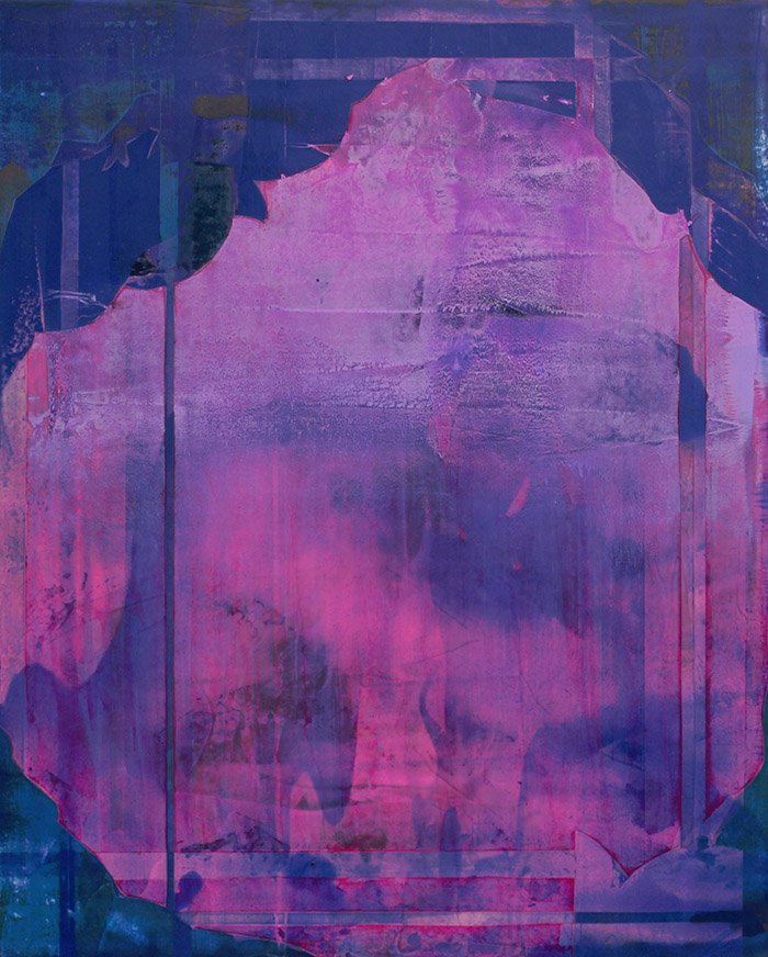Lydia Kinney: "Window," acrylic on canvas, 30" x 24", 2023, $1200 