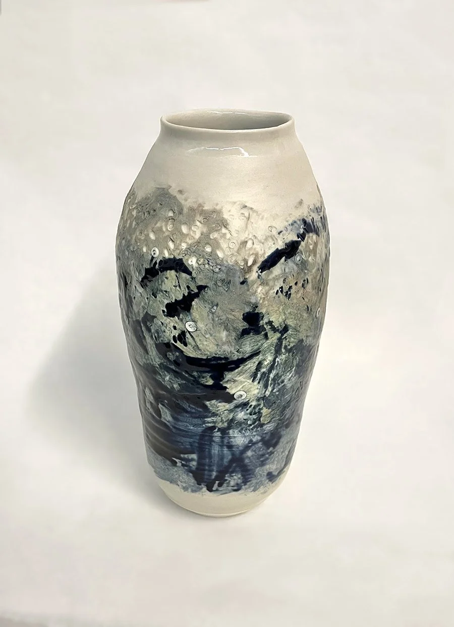 “Halibut Point”, porcelain, 10.5”x 4.5”x 4.5”, 2024