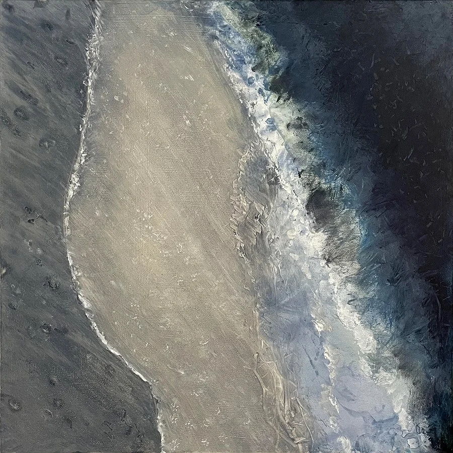 “Shallow and Deep”, oil on panel, 12”x 12”, 2024