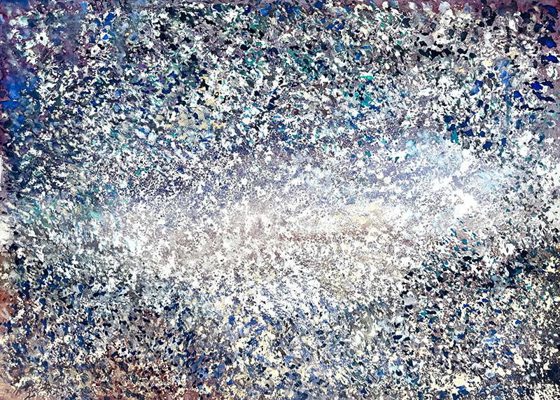 3.“Over the water” 2025 Watercolor, 22x30 inches