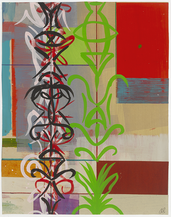 12.	“Melodie II, ”mixed media on paper, 11wx14h, 2026, $1,000 