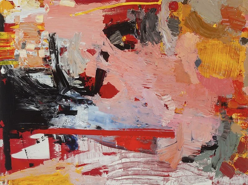 “Charged”, acrylic, 36”h x 48”w, 2022