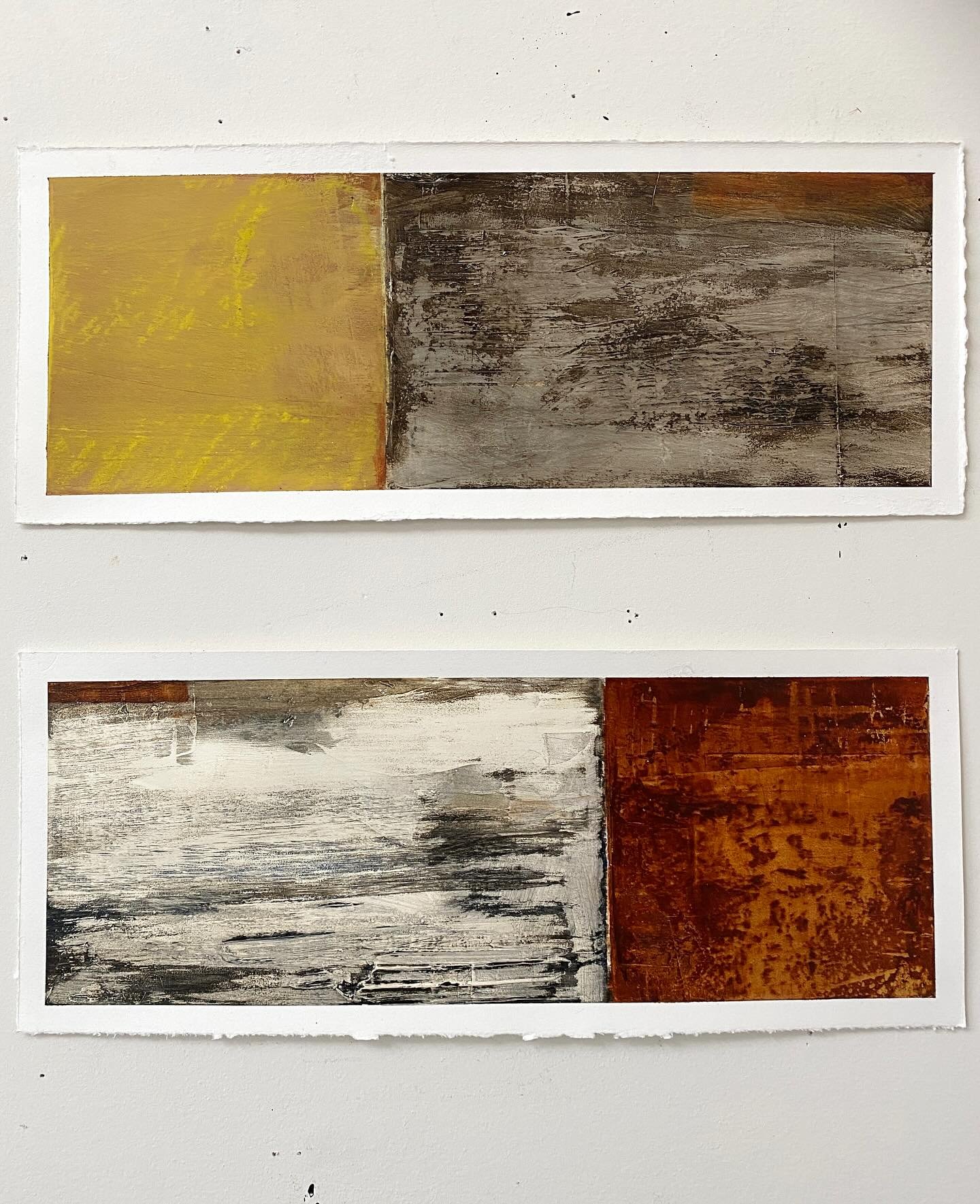 A couple more of these small works in this long, narrow format that I am enjoying so much right now.
.
Thank you for all the wonderful and thoughtful discussion on small works in my previous post. I appreciated the opportunity to hear your perspectiv