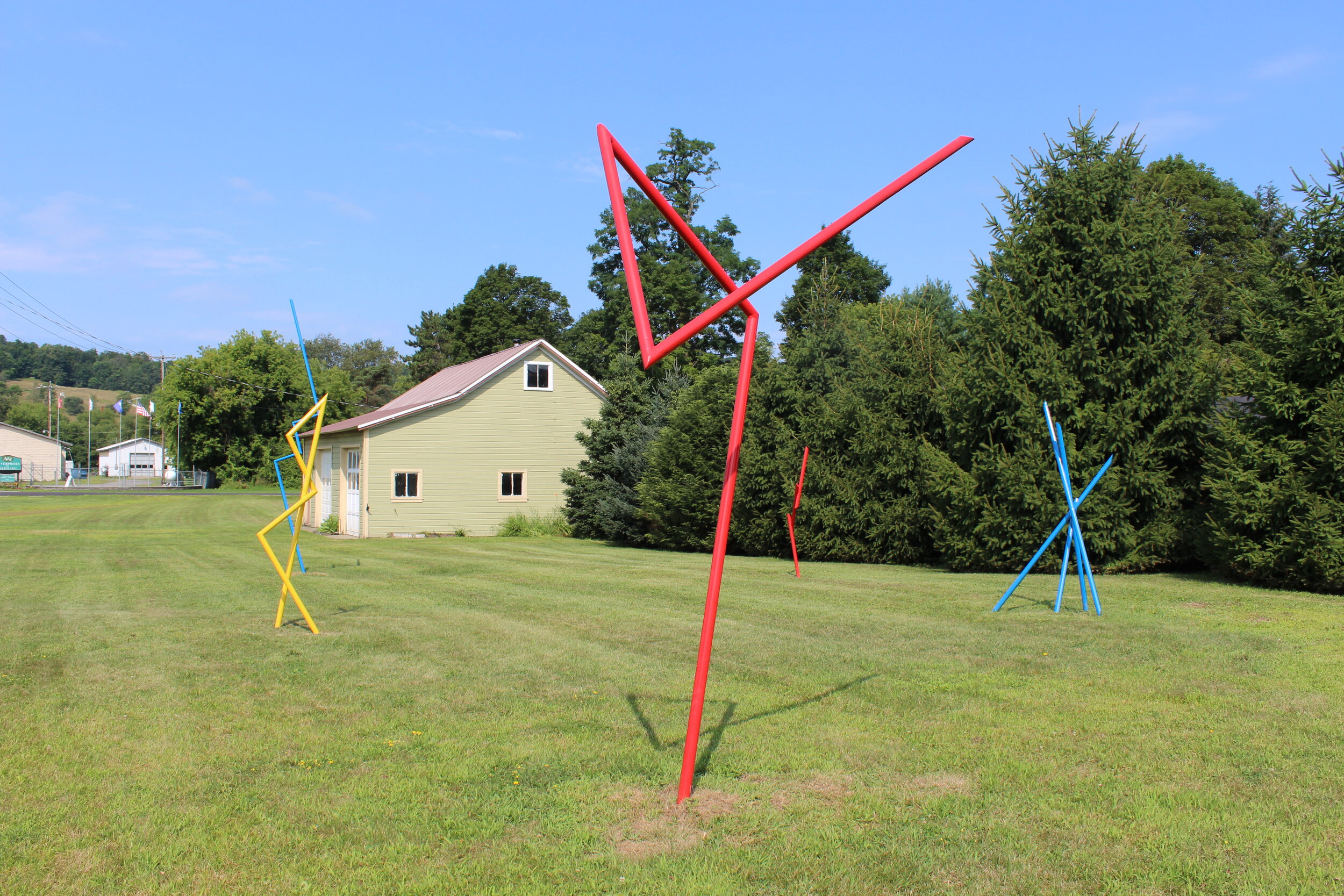 "Angles" Installation at Salem Art Works 