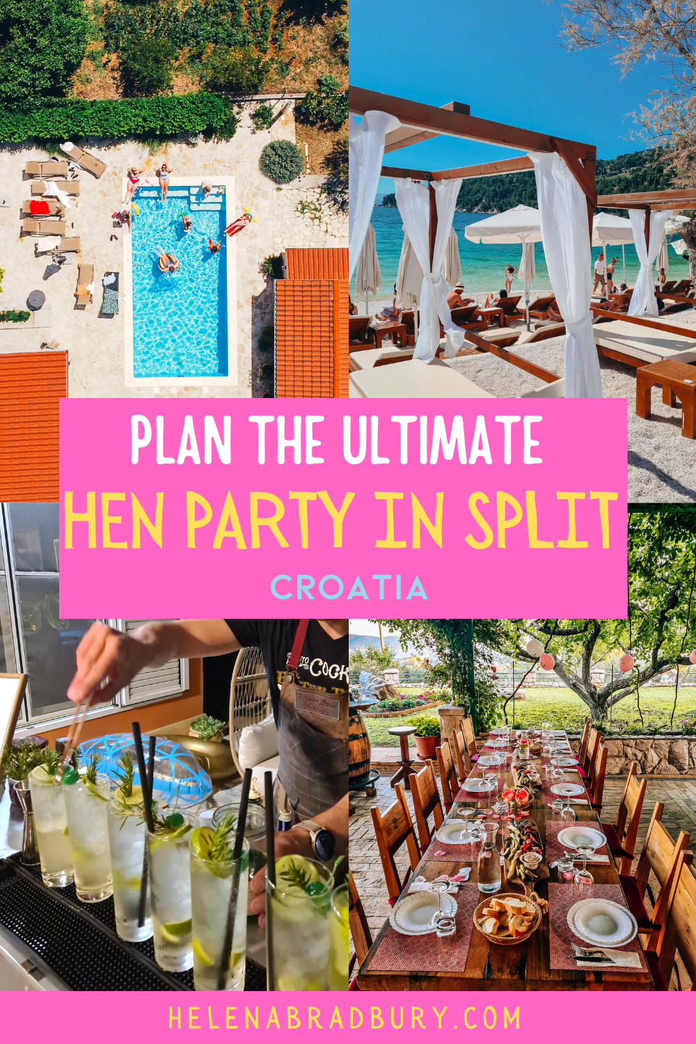 Did someone say hen party in Split? Best idea ever! Find the best hen do activities, parties, villas and hen party planning tips for the best girls trip to Split, Croatia! | split hen do | croatia hen party | split croatia hen do | hen do destination