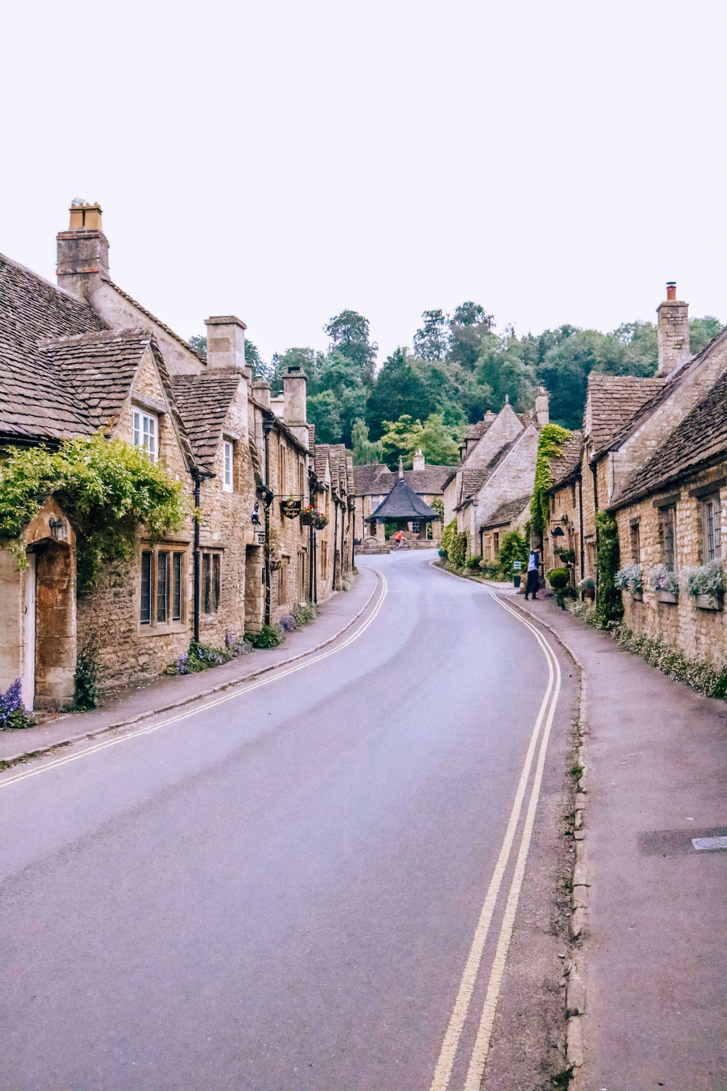 the main street in Castle Combe