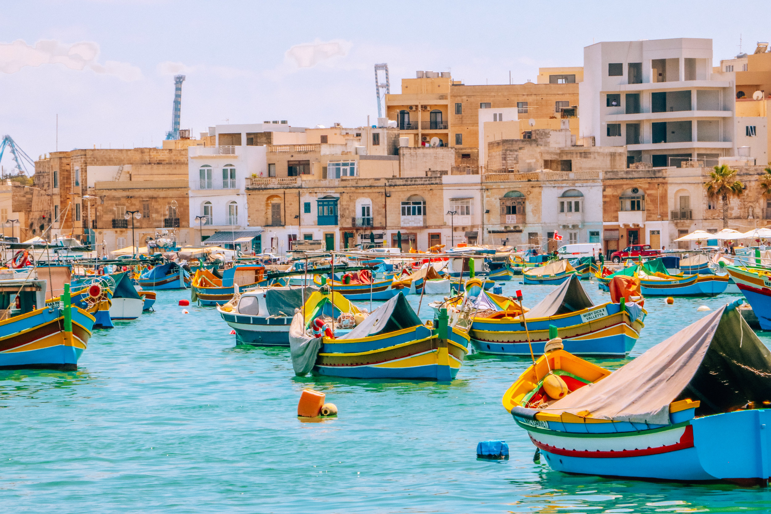 Marsaxlokk, Malta colourful boats