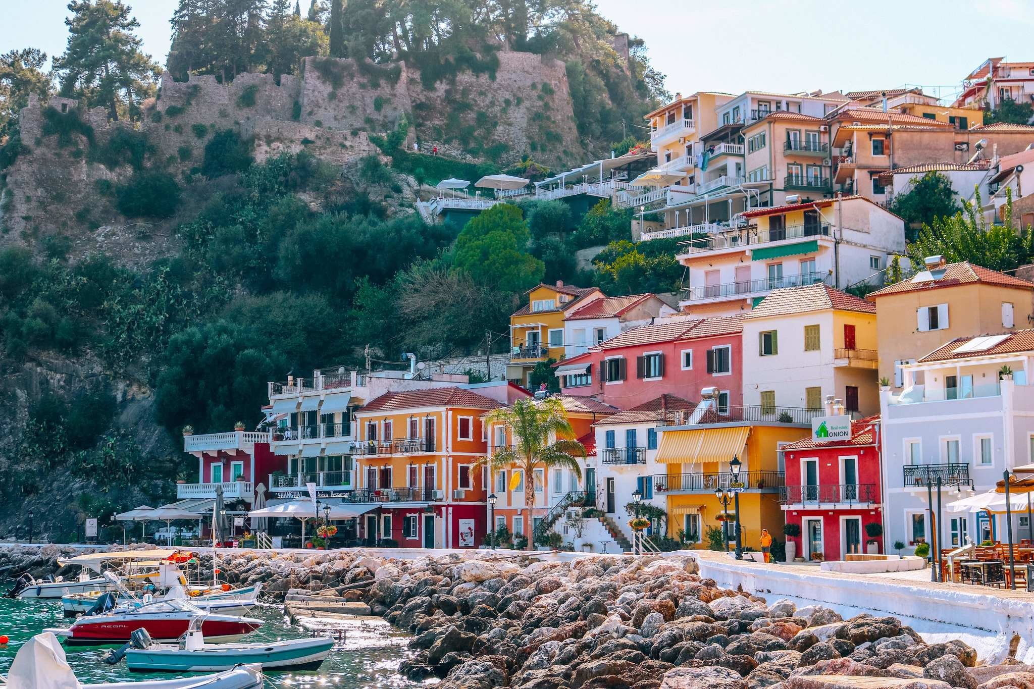 Colorful Parga Town Greece