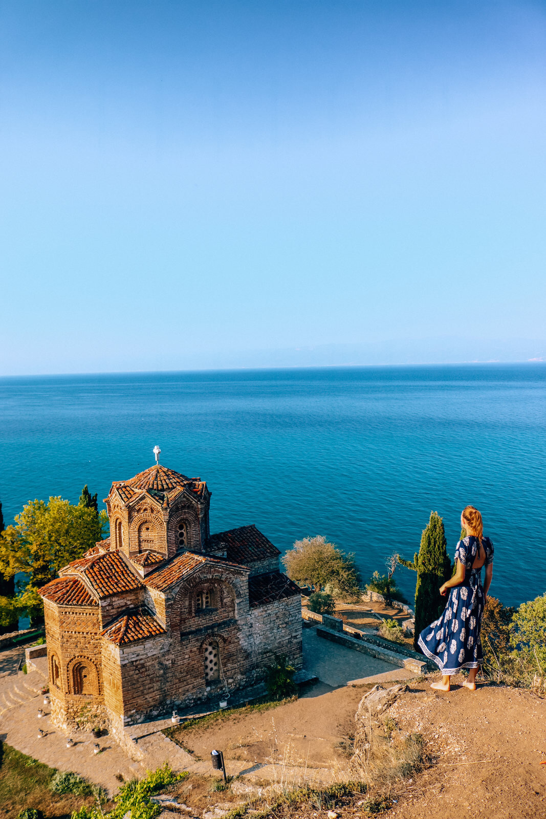 St John's Church overlooking Lake Ohrid, North Macedonia