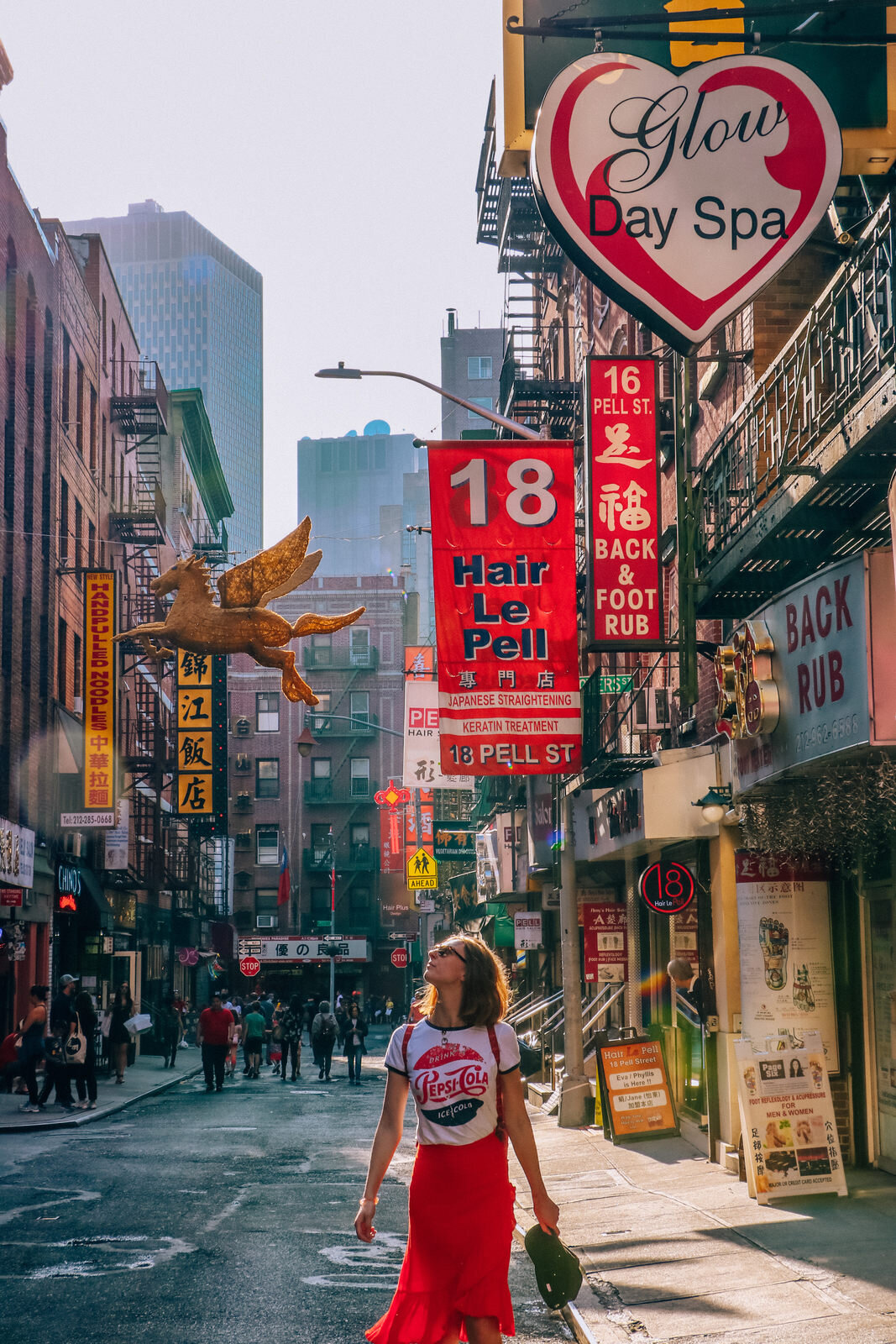 Walking through Chinatown New York