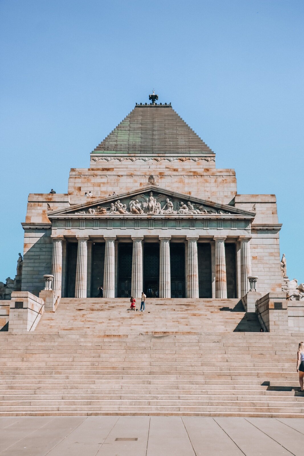 The Shrine of Remembrance in Melbourne