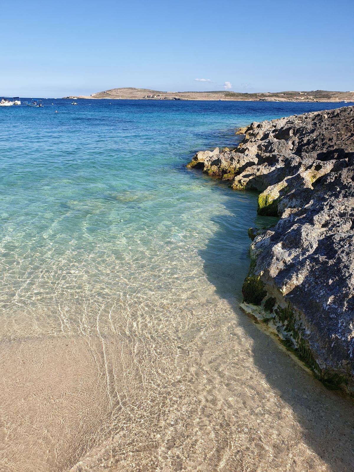 clear sea water in Malta and Gozo