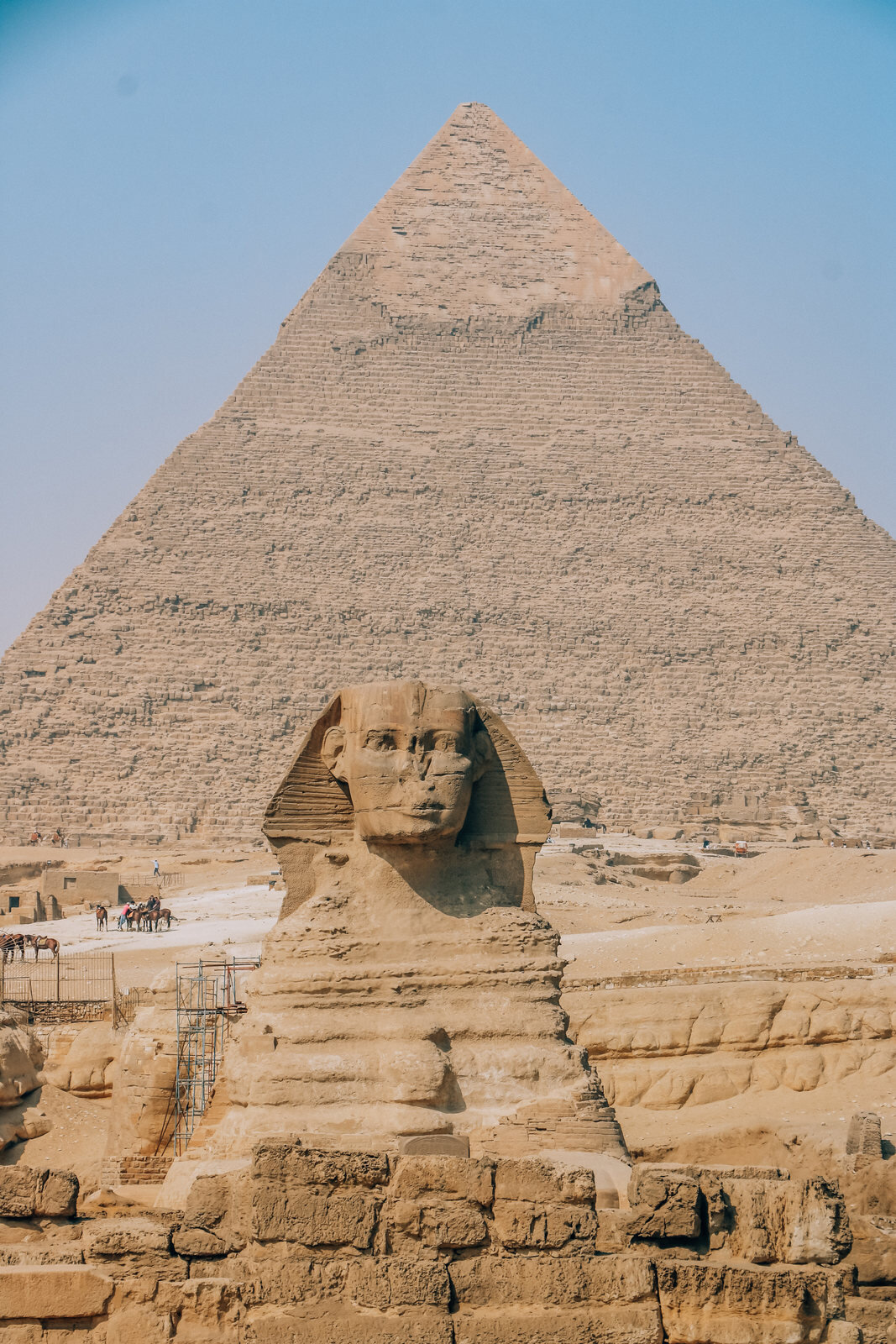 Pyramids of Giza and the Sphinx