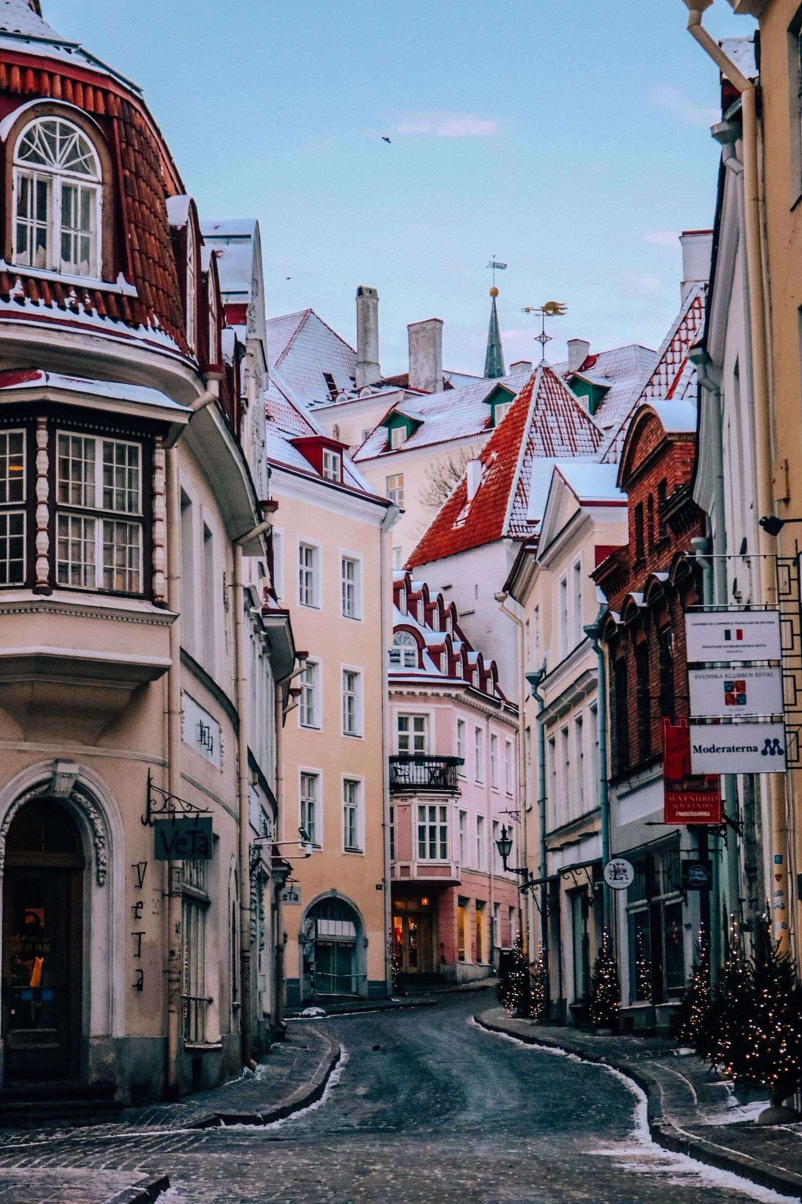 Tallinn old town streets