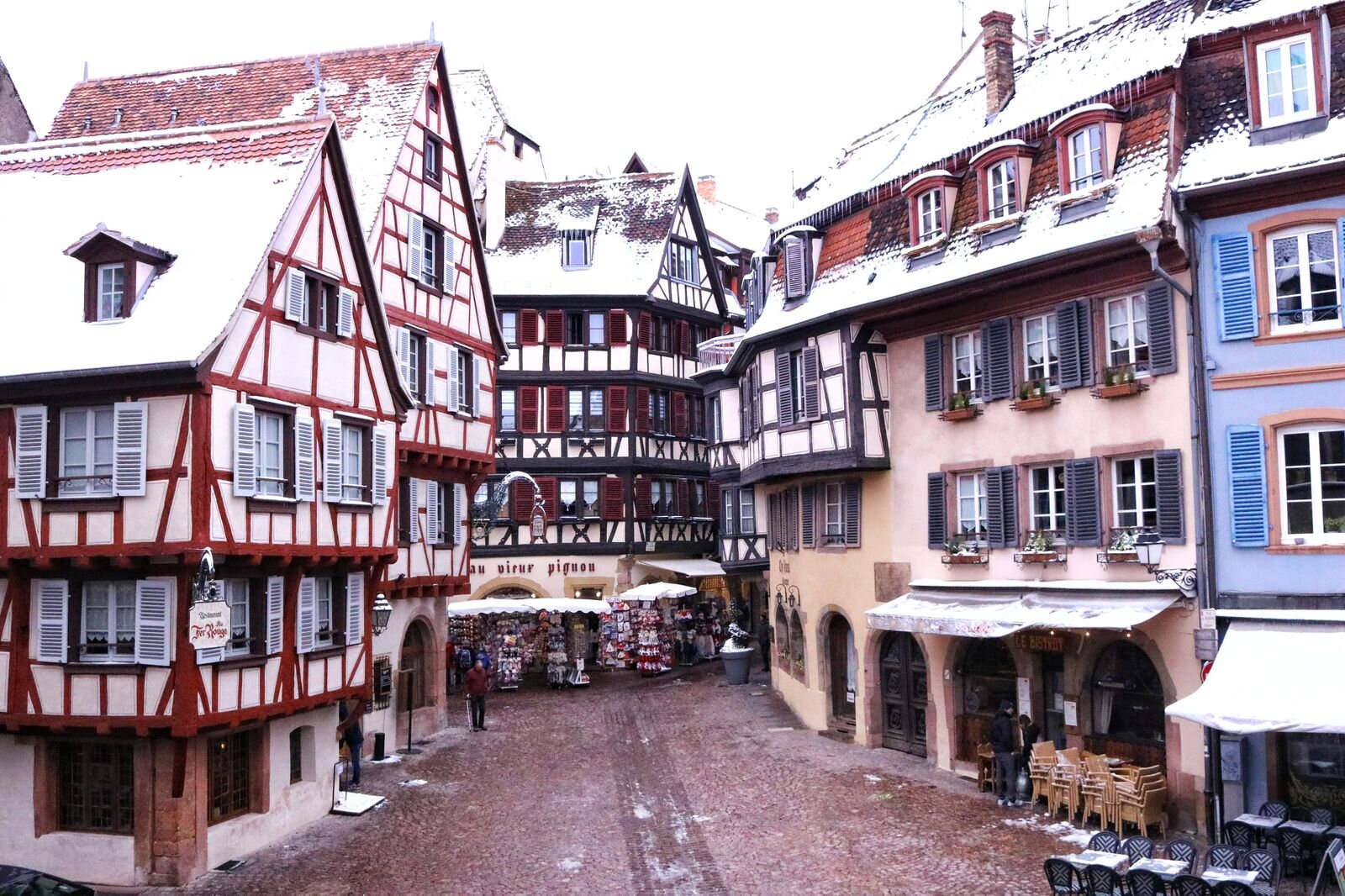 Colmar town centre in Alsace, France