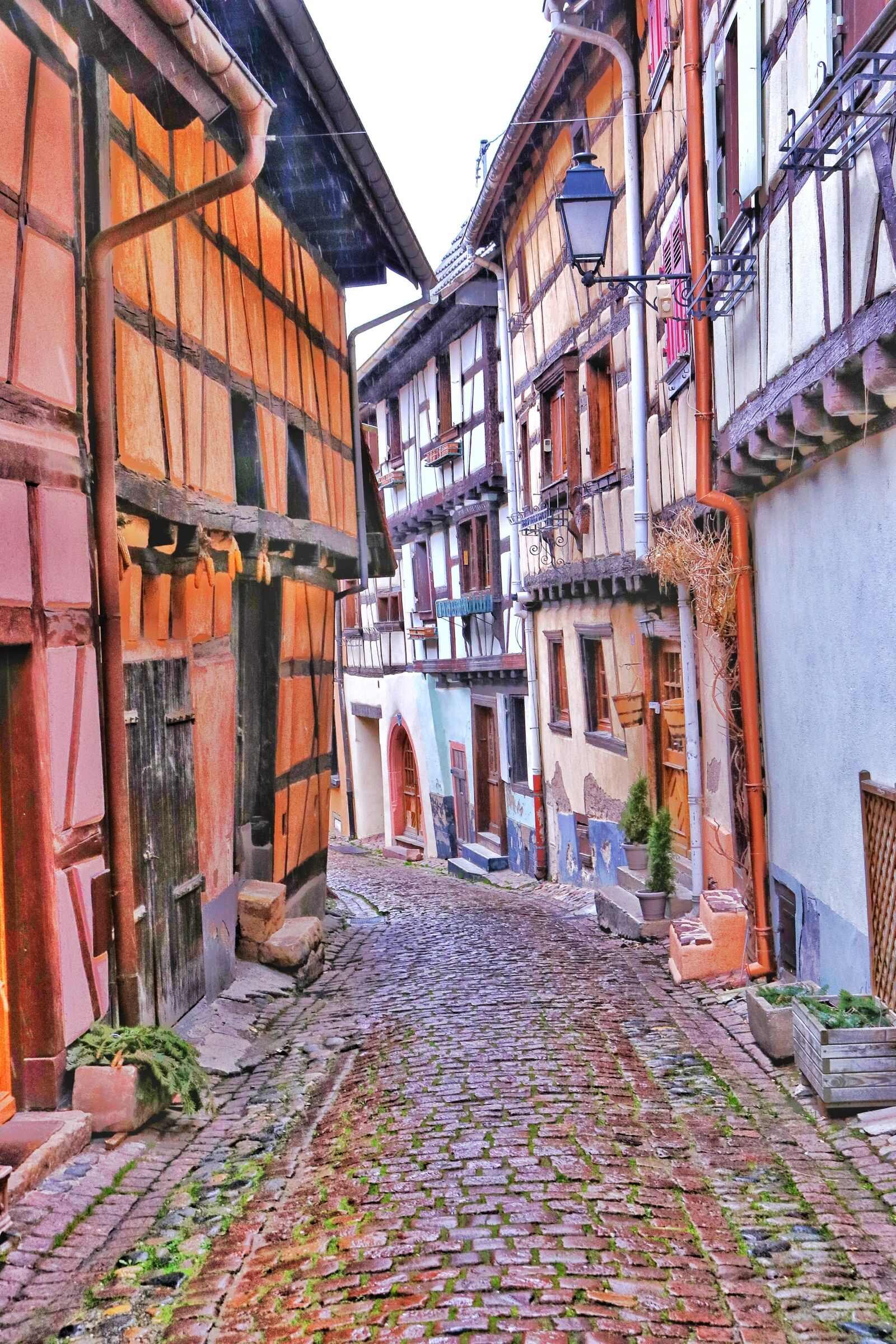 colourful houses Eguisheim France