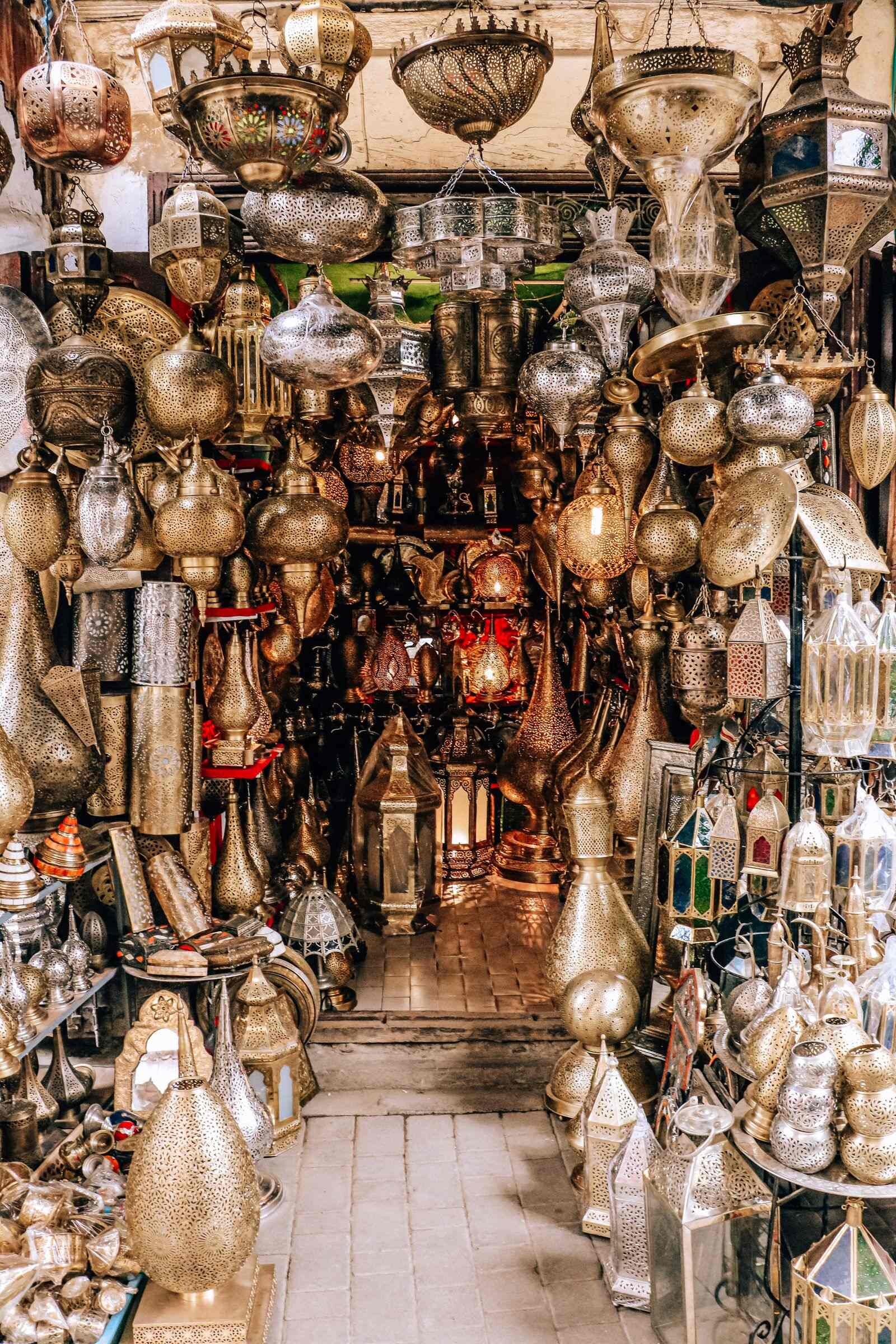 lantern shop Fez