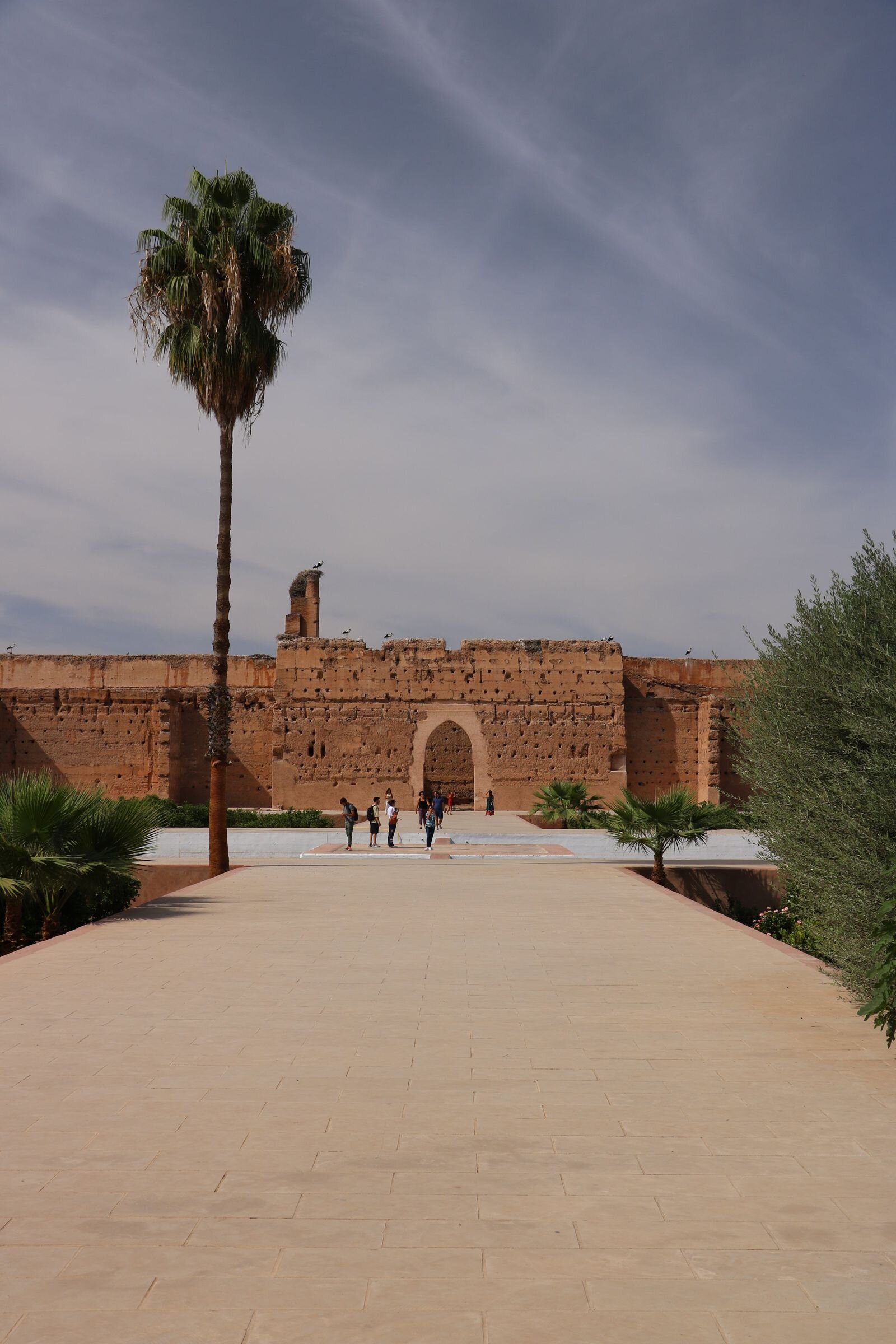 El Badii Palace courtyard